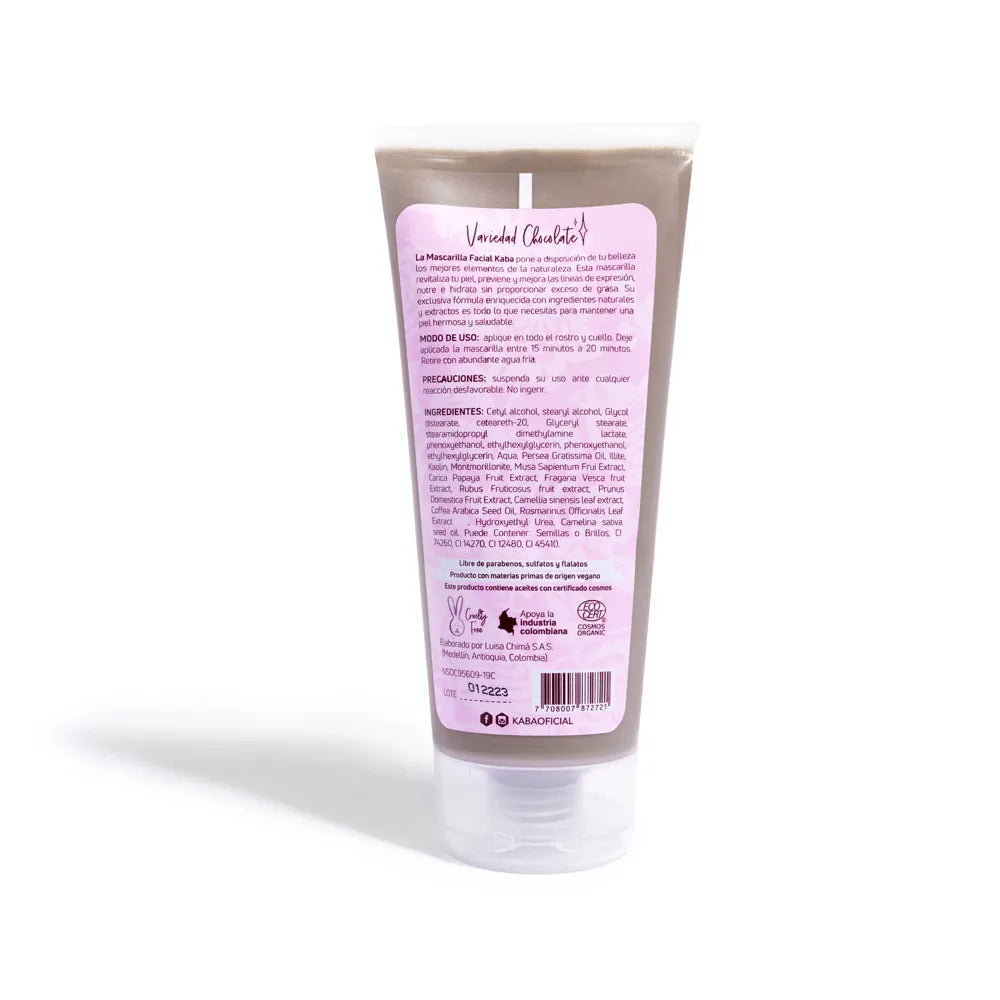 Kaba Chocolate Face Mask - Normal To Dry
