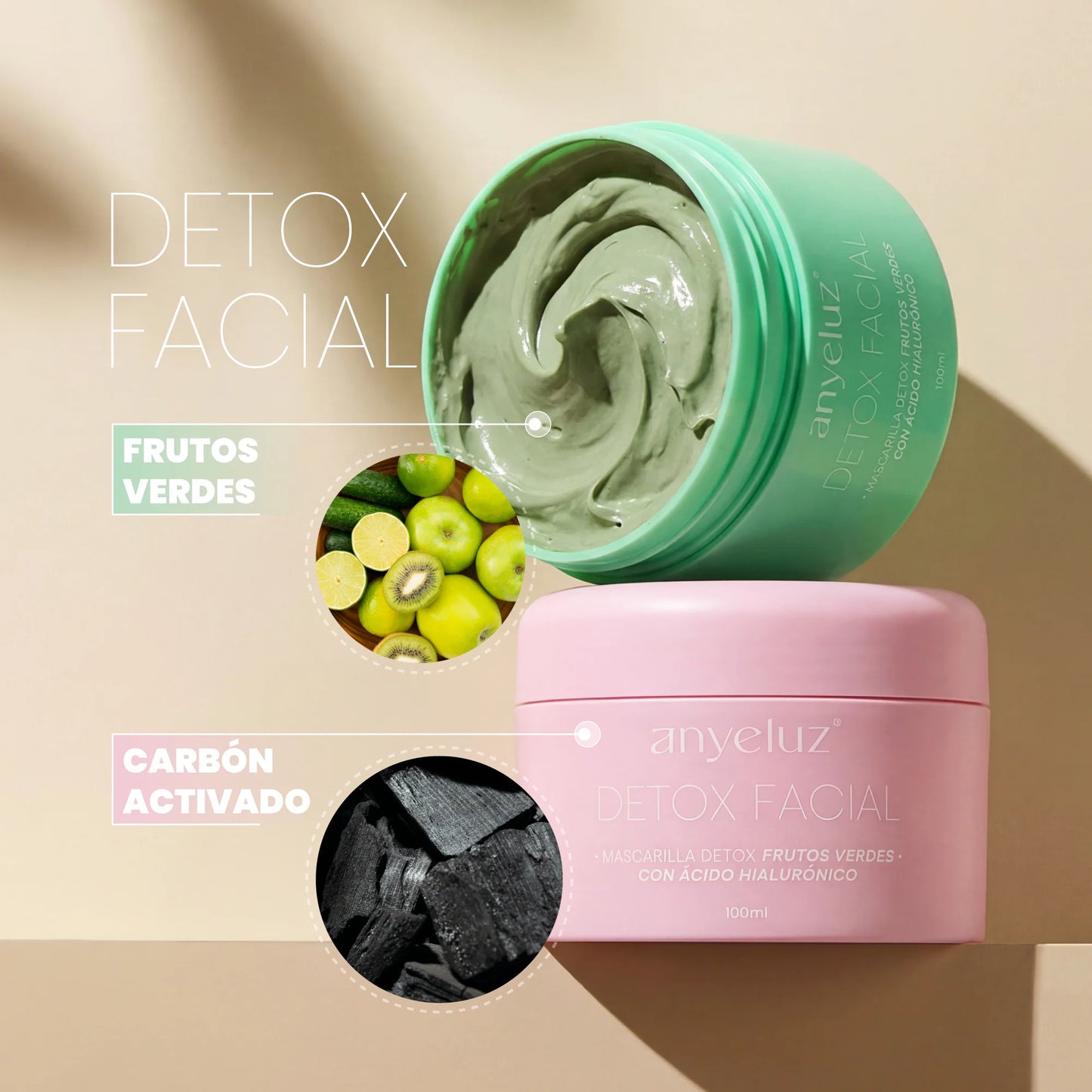 Anyeluz Facial Yoga Detox Mask Duo
