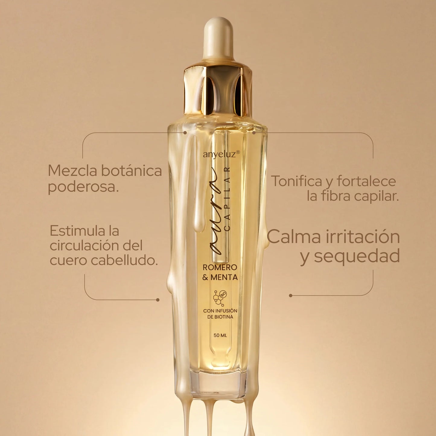 Anyeluz Aura Hair Oil with Rosemary & Mint