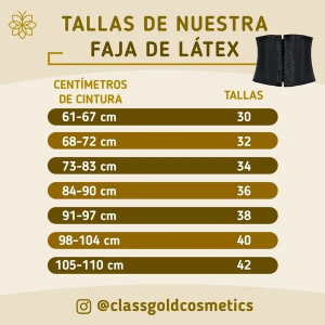 Class Gold Latex Girdle