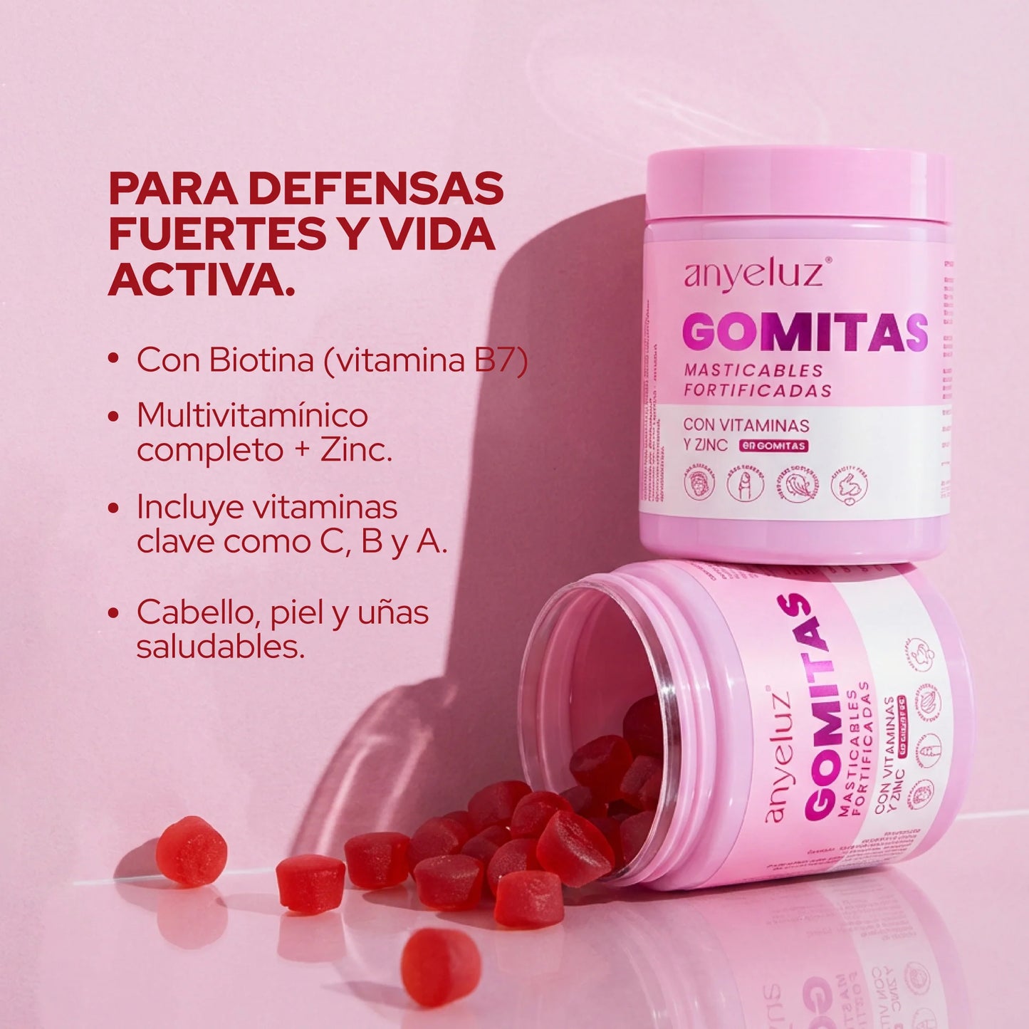 Anyeluz Fortified Biotin Gummies