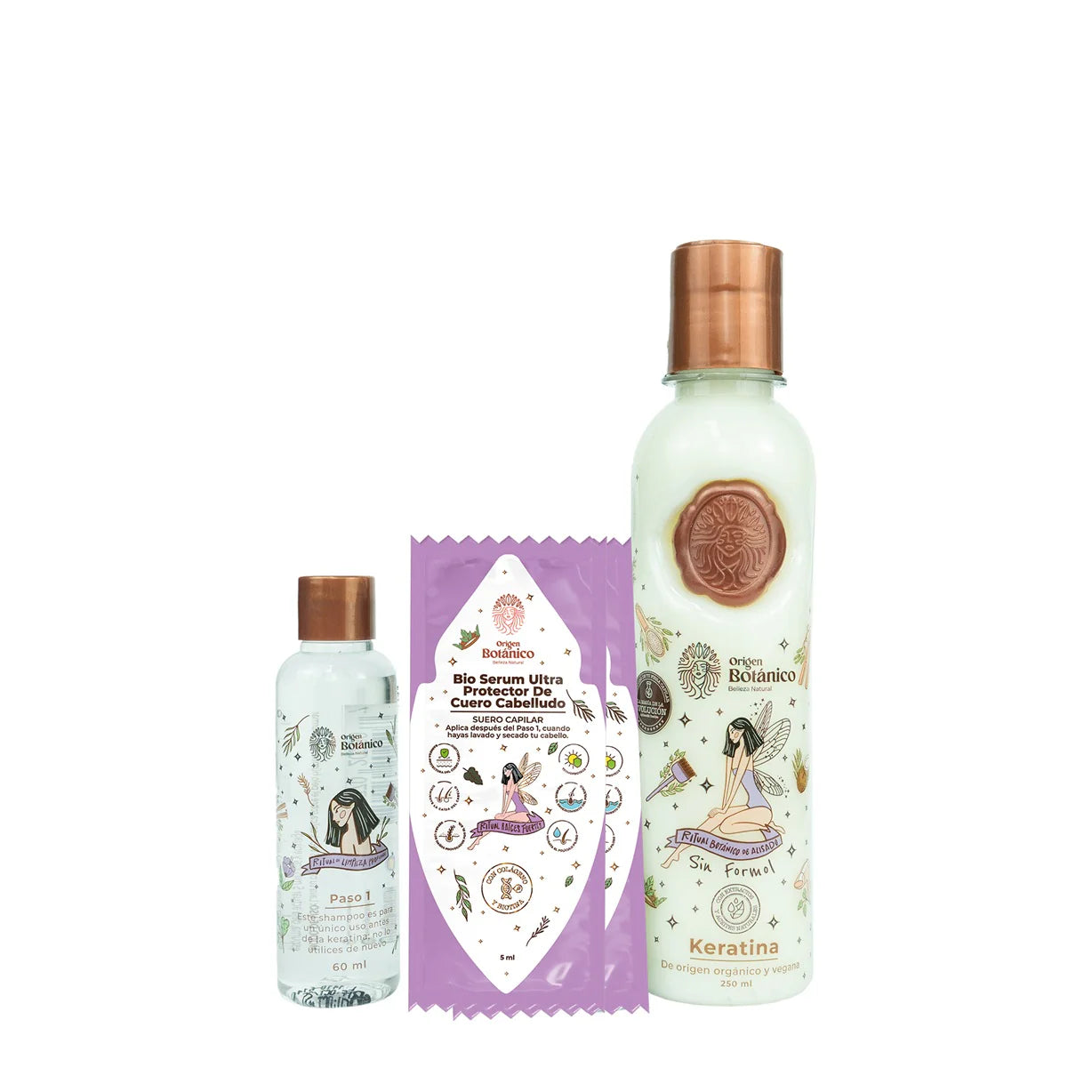 Origen Botanico Organic Keratin 250ml & Shampoo