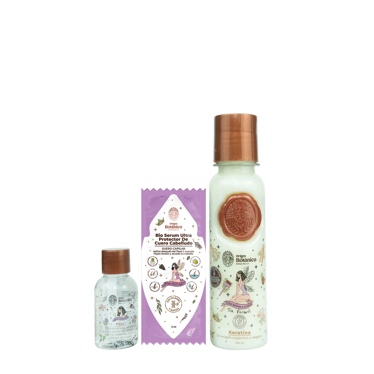 Origen Botanico Organic Keratin 120ml & Shampoo
