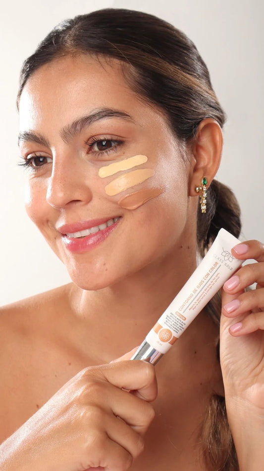Class Gold Eye Contour With Color