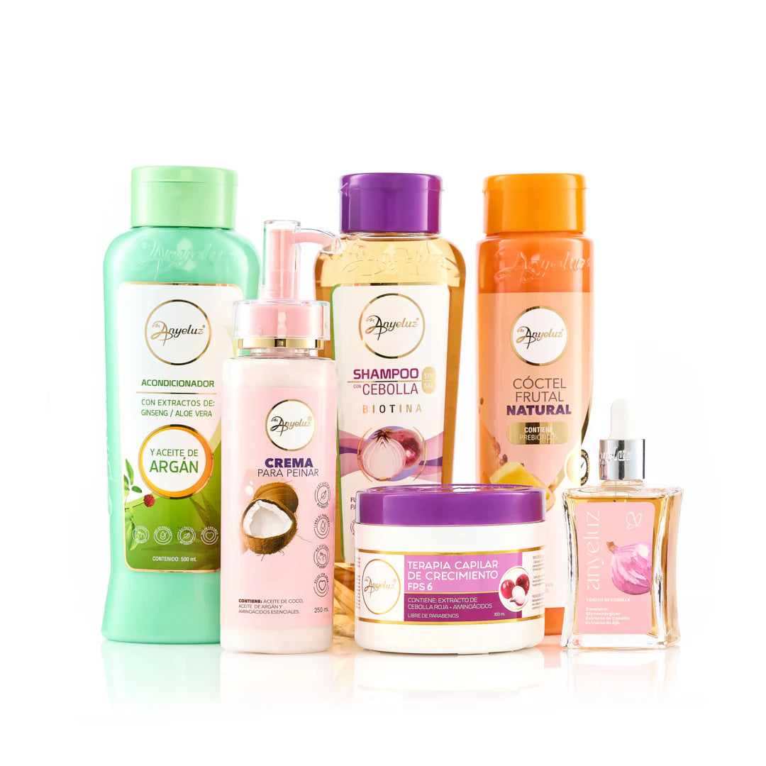 Anyeluz Accelerated Kit - Hair Loss, Growth, Repair & Frizz Control