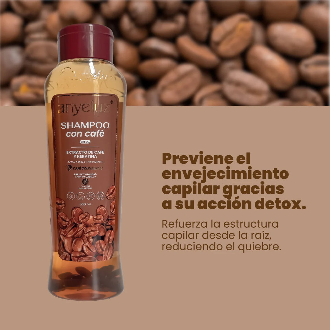 Anyeluz Coffe Shampoo