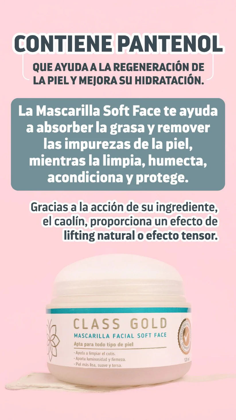 Class Gold Soft Face Mask