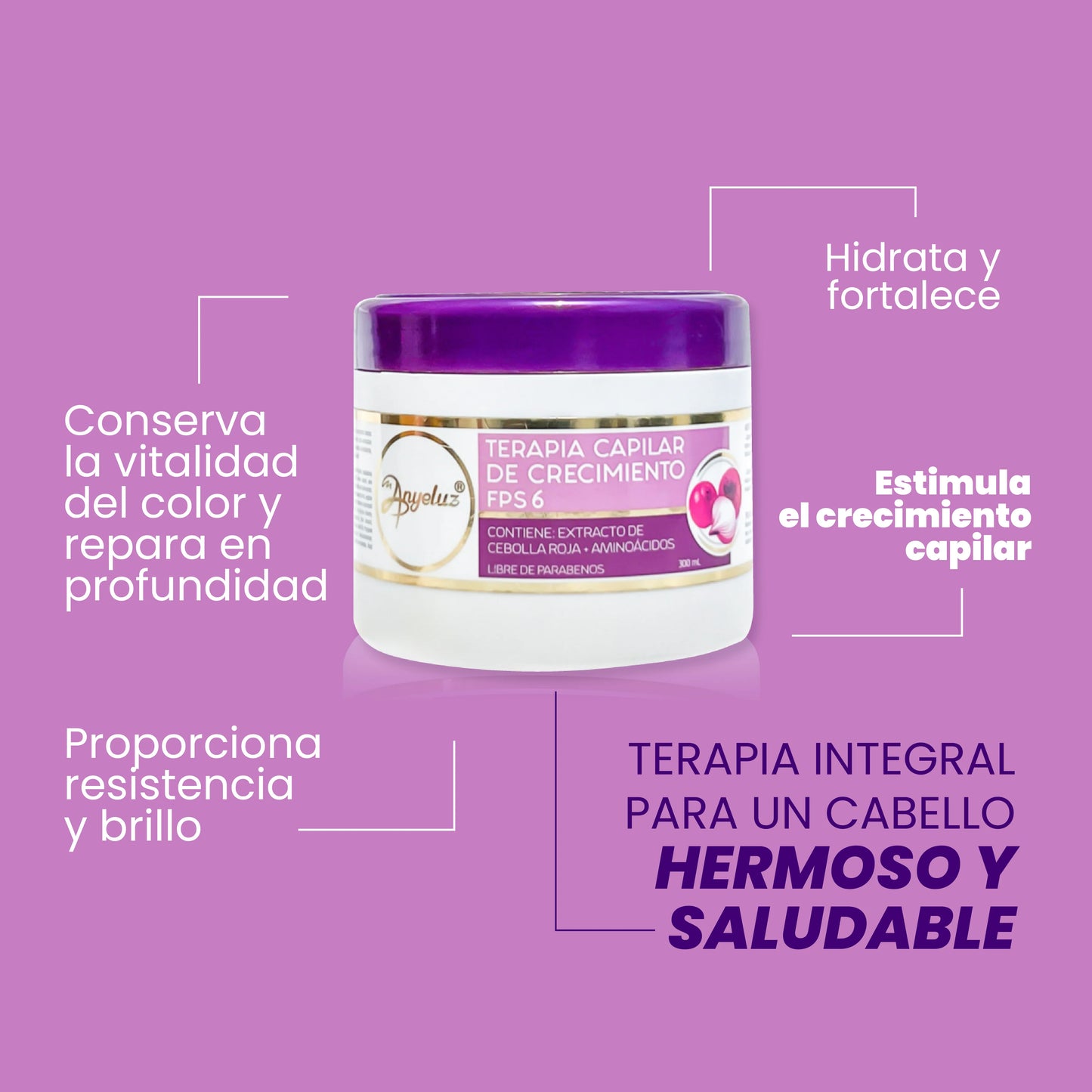 Anyeluz Onion Therapy - Hair Growth