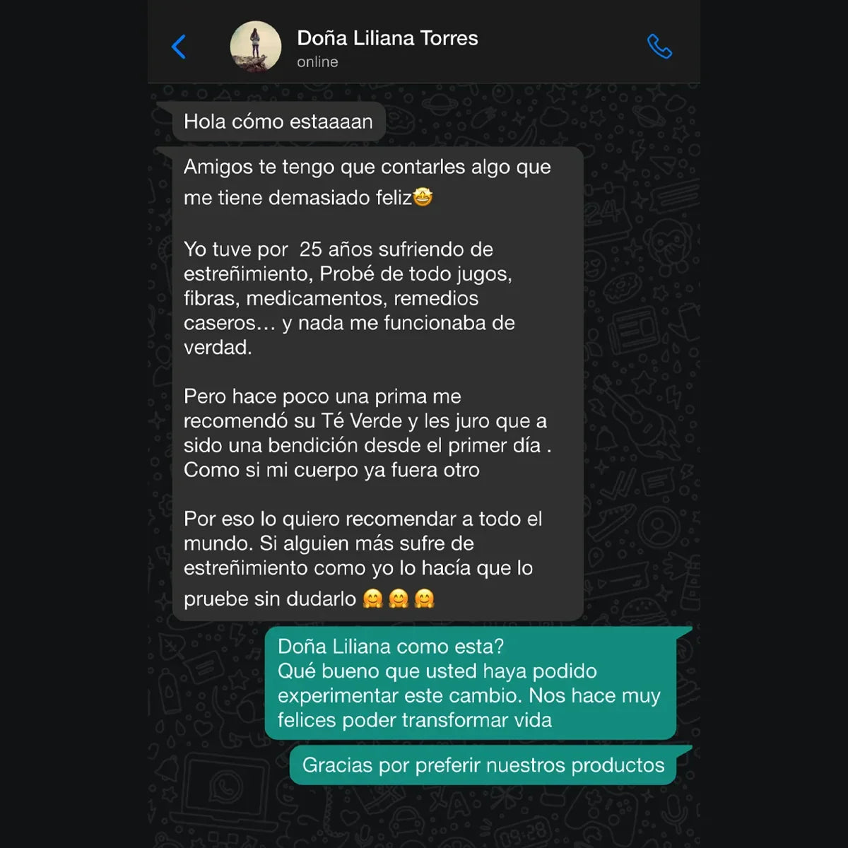 Camila Barrientos Green Tea