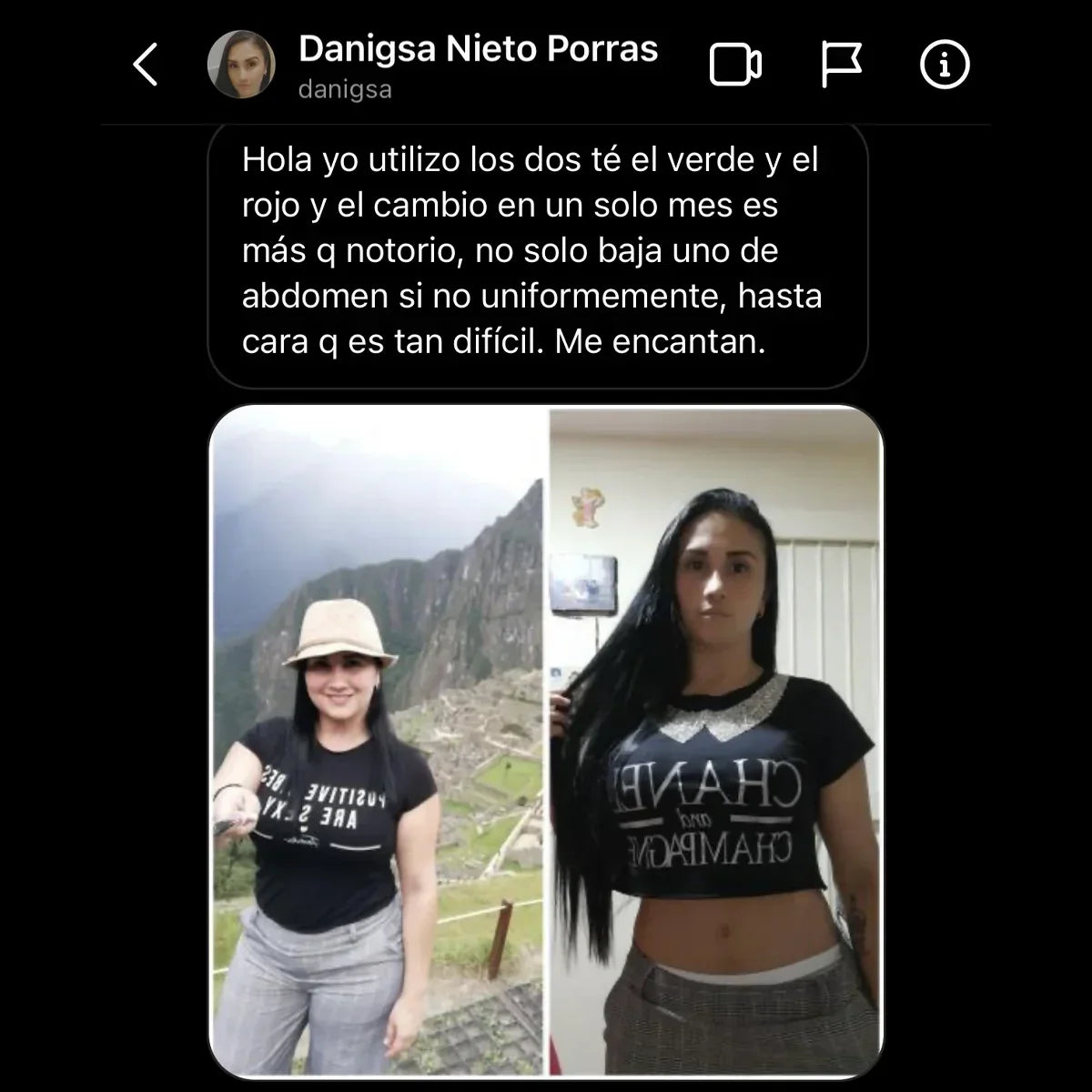 Camila Barrientos Vitaly Green Tea & Red Tea Duo