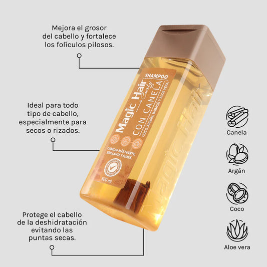 Magic Hair Shampoo Cinnamon - Curly