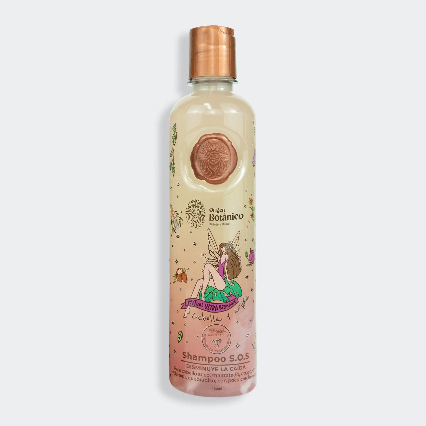 Origen Botanico Shampoo S.O.S - Onion & Argan