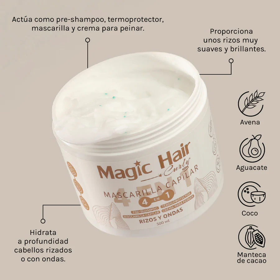 Magica Hair Mask 4 In 1 - Curly