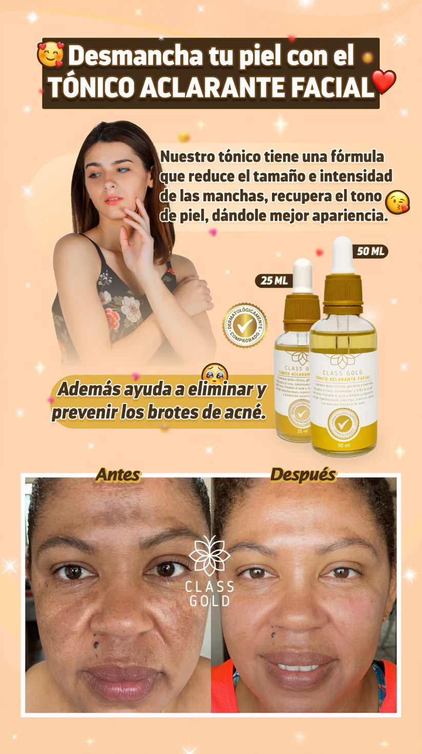 Class Gold Depigmenting Facial Tonic