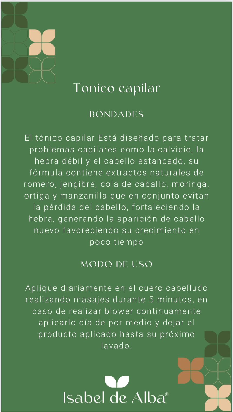 Isabel De Alba Perfect Hair Kit